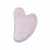 Gua sha de cuarzo rosa