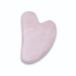 Gua sha de cuarzo rosa